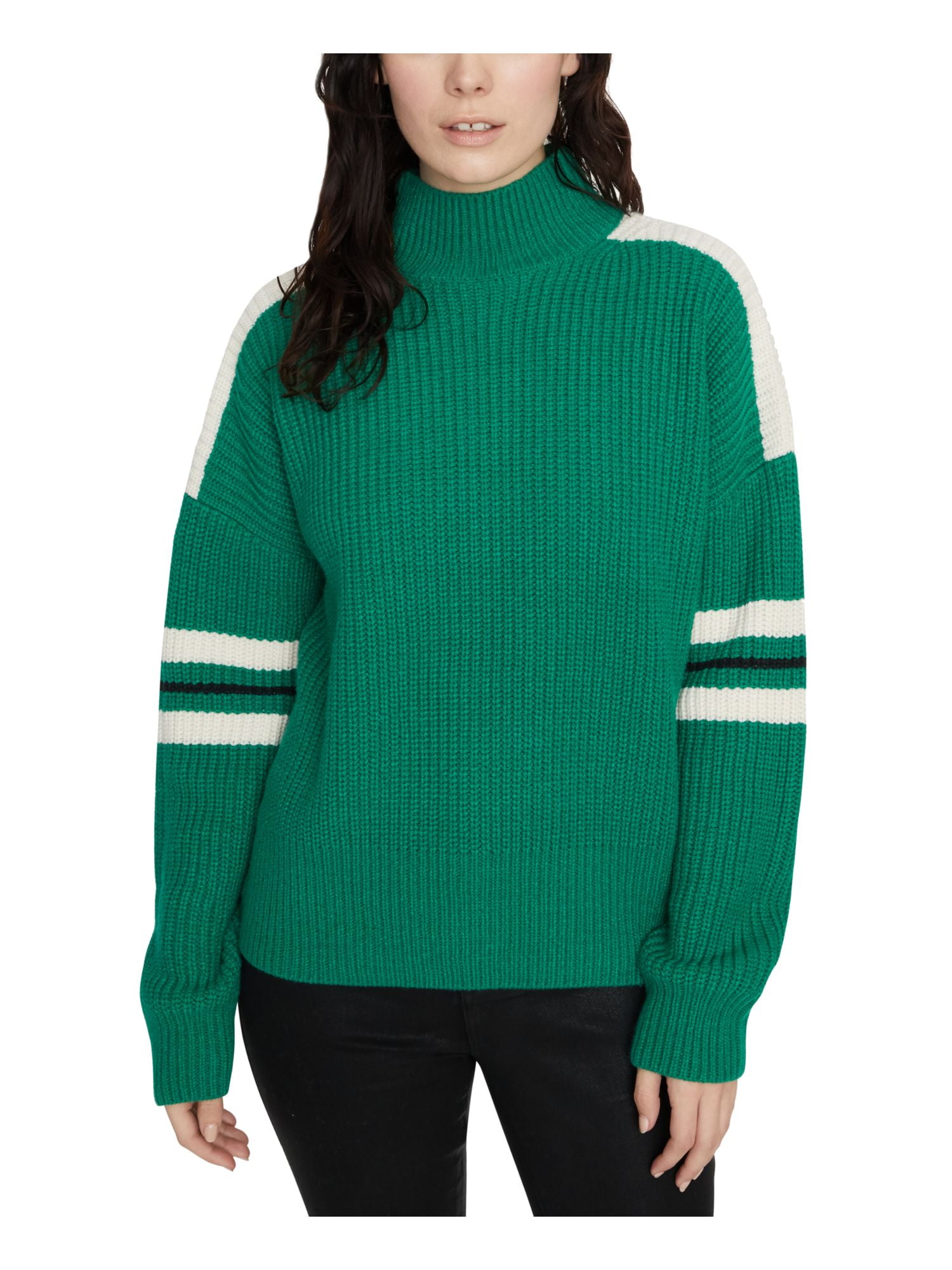 green crew neck jumper womens