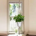 thumbnail image 2 of 6Pcs Macrame Plant Hanger Vintage Rope Basket Outdoor Pot Holder Flower Garden, 2 of 9
