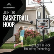 Silverback Junior Youth 33 Basketball Hoop with Lock ‘n Rock Mounting Technology Mounts to Round and Vertical Poles