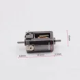 thumbnail image 3 of Mini 1.5mm Dual Shaft Flywheel Engine Micro 10mm*15mm Electric Motor DC 6V-12V 26800RPM High Speed for RC HO Slot Car Rail Model, 3 of 6