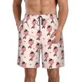 thumbnail image 1 of Fotbe Dachshund Dog Heart Trajes de Baño Estampados para Hombre, Shorts de Verano de Secado Rápido, Ropa de Playa, Bañadores-Small, 1 of 6