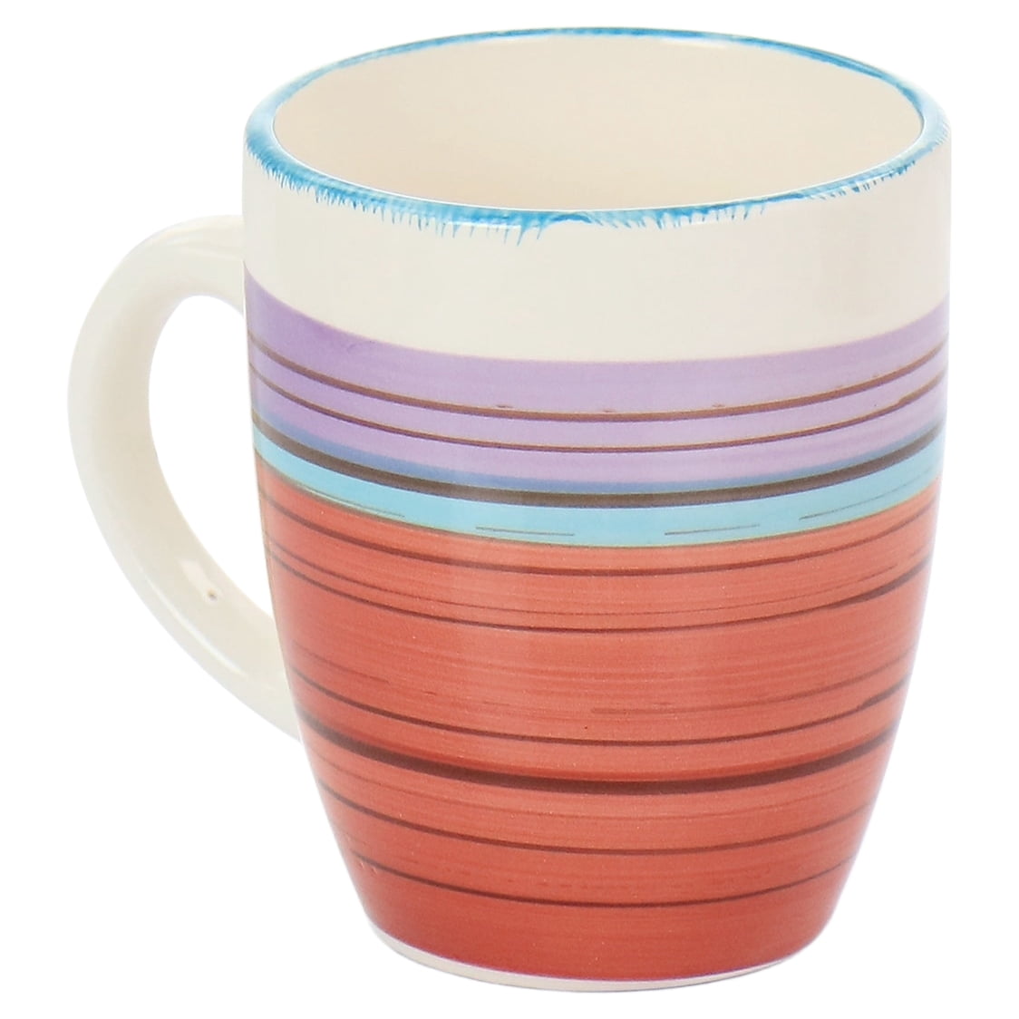 Gibson Home Richvale 12 Piece Round Durastone Dinnerware Set in Red