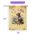 thumbnail image 5 of Doberman Pinscher Celebrates Spring and Enjoys a Happy Easter House Flag 28x40in Double Sided Doberman Dog Lover Gifts Outdoor Decor - 02001, 5 of 5