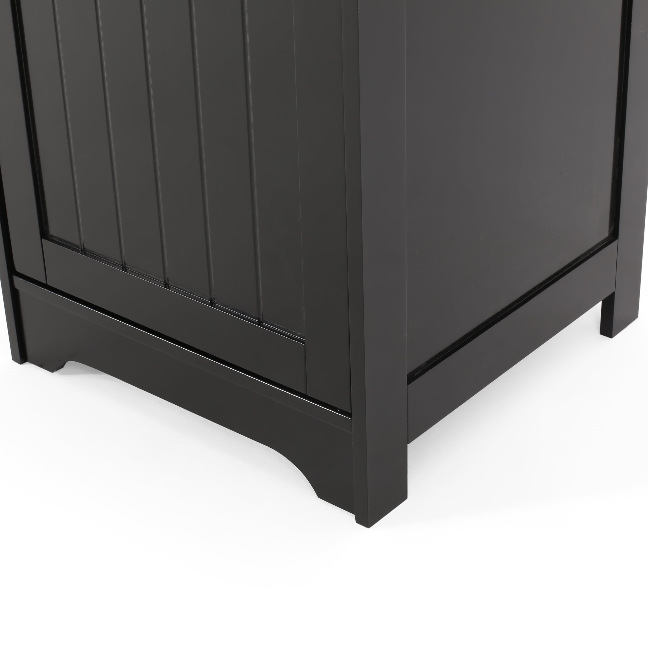 Lauren Modern Free Standing Bathroom Linen Tower Storage Cabinet black, 1  unit - Kroger