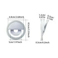 thumbnail image 2 of Selfie Ring Light, Rechargeable Portable Clip-On, 36 LED for /Android, 3 Lighting Modes, 2 of 7