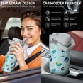 thumbnail image 5 of Modern 30oz Handheld Travel Tumbler with Handle – Double Wall Stainless Steel Insulated Cup, Flip Straw Lid, Leak-Proof & BPA-Free for Hot and Cold Drinks – Durable Coffee & Juice Mug White, 5 of 7