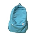 thumbnail image 1 of Mochila de color sólido, mochila para portátil, mochila clásica bonita estética, mochila informal para gimnasio, trabajo, Camping, mujer, hombre, Unis , Azul, 1 of 7