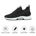 thumbnail image 2 of Men's Height Increasing Sneakers Invisible Inner Height Increasing Shoes 1.9 inch Running Shoes Lightweight Breathable Mesh Hidden Heel Sneakers Lace Up Casual Shoes, 2 of 7