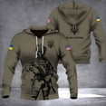 thumbnail image 5 of Nueva sudadera con capucha con estampado de camuflaje y bandera de Canadá con emblema nacional ucraniano en 3D para hombres y mujeres, sudadera informal con capucha militar, ropa, 5 of 5