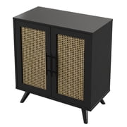 Twin Star Home Accent Cabinet in Black