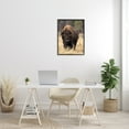 thumbnail image 2 of Stupell Industries Wild American Bison Grazing Rustic Tall Grass, 24 x 30, Designed by Larry McFerrin, 2 of 8