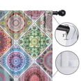 thumbnail image 4 of Blackout Kids Curtains,Multicolor Ethnic Mandala Pattern Childrens Insulated Curtains Set Of 2,Bedroom Essentials,Toddler Room Decor 42x54in(106x137cm), 4 of 5