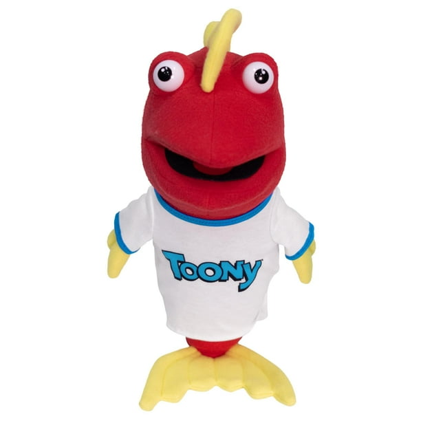 Juguete de peluche con forma de Toony The Tuna, 40 cm de altura, con la figura de Toony