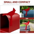 thumbnail image 3 of ETHZZLE Decorative Stake Bird Shape Mailbox Ornament Red Acrylic 1Set 9.8*8.9*0.4in, 3 of 8