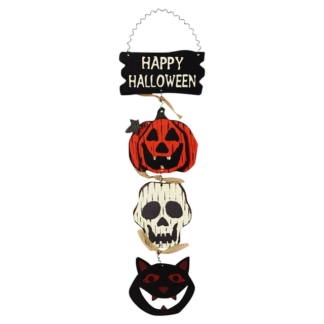 Halloween Pumpkin Hanging Sign Front Door Welcome Sign Halloween Front Door Decorations Halloween Door Sign Pumpkin Wall Decor Wall Sign Plaque For Halloween