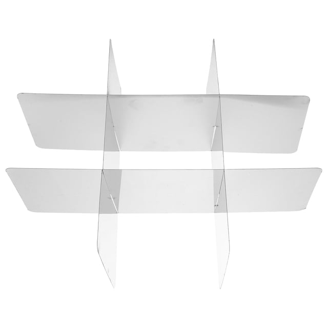 ColoMX Divisor de cocina de acero inoxidable Inserto divisor de cocina Compartimento de olla Pieza divisor de olla