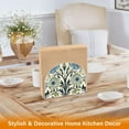 thumbnail image 6 of Yayeee Napkin Holder for Table Kitchen Paper Tissue Organization, Blue Floral Pattern, 6 of 8