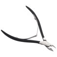 thumbnail image 3 of 2X Nail  Tweezer Cutter Nipper Clipper Dead Skin Remover Manicure Black, 3 of 8