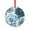 Pattern-3, variant on Christmas Ornament Blue Ocean Beach Seashell Starfish Themed Christmas Tree Glass Ornament Blue Seashore Indigo Ocean Coral Seashells Holiday Decorations And Xmas Gift Ideas