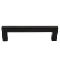 thumbnail image 2 of Contemporary Square Cabinet Pull, 96 Millimeters, Stanless Steel Base Material, Matte Black by Stone Harbor Hardware, 2 of 3