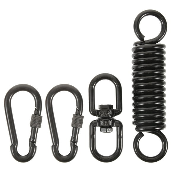 1 juego de hamaca para silla, juego de resortes, resorte colgante para columpio, resorte de acero inoxidable, resorte oscilante de Metal