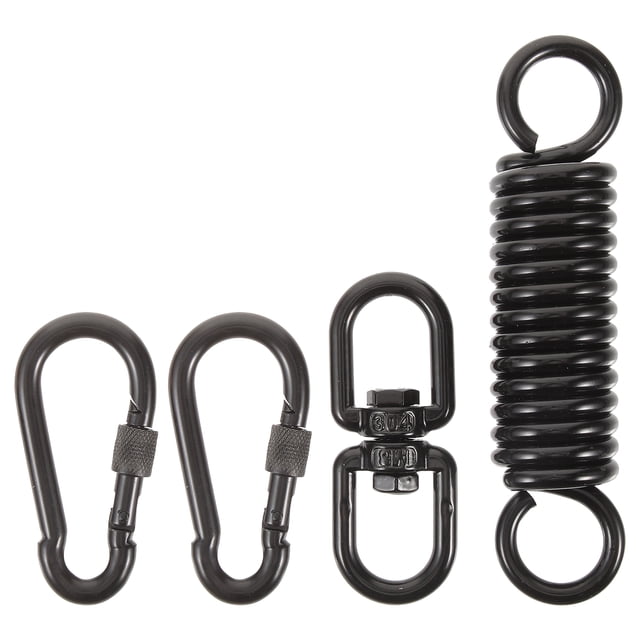 1 Set of Patio Swing Spring Set Metal Hammock Swing Spring Set Heavy Duty Swing Spring Fixing Tool