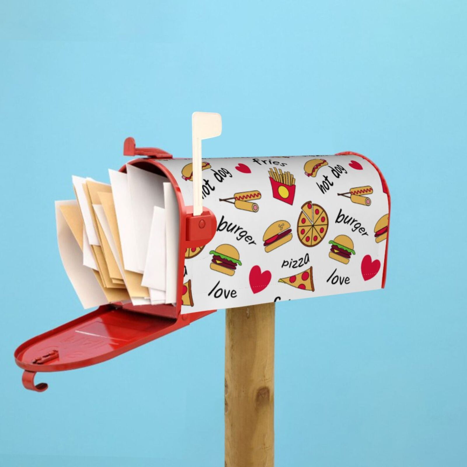 Kdxio Magnetic Mailbox Cover 25.5x21 in Mailbox Cover Outdoor Decoration Holiday Mailbox Covers for Home Garden Yard-25.5x21 in