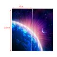 thumbnail image 4 of jifeng 2 Panel Landscape Darkening Window Curtain Shade Bath Drape Valance - Earth, 4 of 4