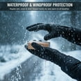 thumbnail image 5 of Ultimate Waterproof & Windproof Thermal Non-Slip Gloves, Thermal Touch Screen Windproof Gloves, Soft Fleece All-Day Warmth, 5 of 7