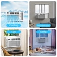 thumbnail image 5 of CRZOE 10000BTUs Window Air Conditioner, Window AC Unit Cooling up to 450sq.ft, 4 Modes and 3 Fan Speeds, 24H Timer, Remote Control, Quiet Operation, Reusable Filter, 5 of 7