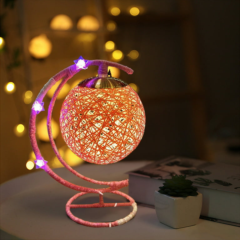Vikakiooze Night Light Lron Decorative Lamp, Battery Operated Iron