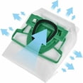 thumbnail image 3 of --8 bolsas de microfibra para aspiradora aptas para Vorwerk Kobold 200 VK200 FP200.5 Bolsas para polvo para personas alérgicas -, 3 of 5