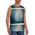 thumbnail image 2 of Balery Winter Rabbit Men's Sleeveless Muscle Shirts Workout Tank Top, Moisture Wicking, Odor Protection-Medium, 2 of 8