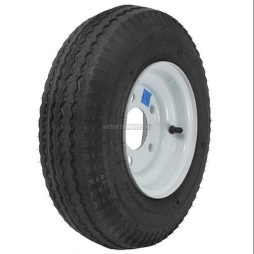 LRB 5 Lug Galv Two Utility Trailer Tires On Rims 4.80-12 480-12 4.80X12 12 in