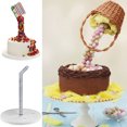 thumbnail image 2 of Bearachild Soporte de pastel DIY reutilizable lavable reemplazo cocina panadería pasteles Cupcake postre soporte Base Accesorios Cocina y Comedor, 2 of 6