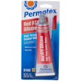 Permatex 81160 HighTemp Red RTV Silicone Gasket, 3 oz