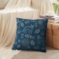 thumbnail image 4 of LALILO Throw Pillow Covers Garden Fun Wild Jungle Animals Cushion Cover 18" x 18", 2 Pack, 4 of 6