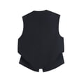 thumbnail image 4 of RYDCOT Men's Travel Vest Casual Outdoor Multi-Pocket V-Neck Button up Cotton Workwear Vest Sleeveless Jacket Black, 4 of 4