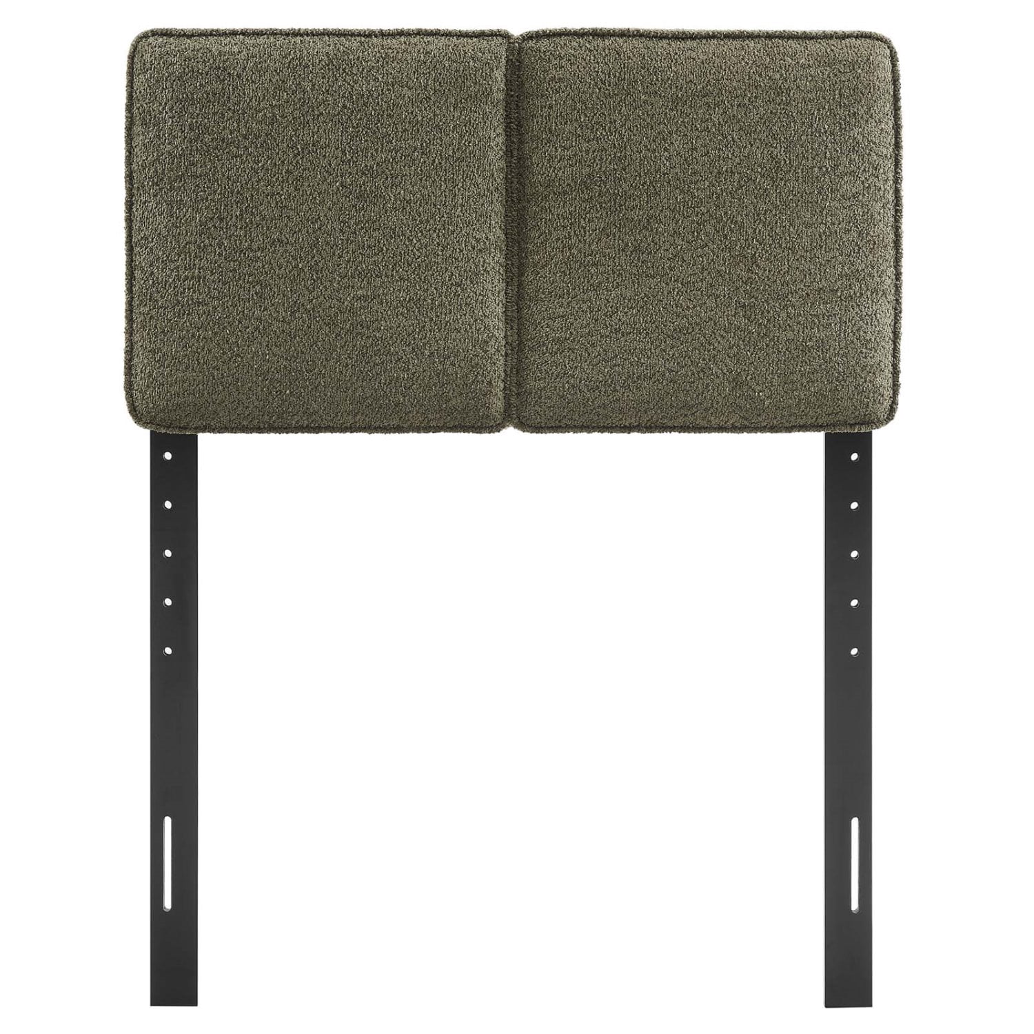 Headboard, Twin Size, Green, Fabric, French Bedroom, Modern Contemporary HB36837