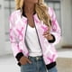 thumbnail image 1 of Chaquetas y abrigos casuales sin capucha de manga larga para mujer, chaqueta cárdigan estampada con cremallera, chaqueta casual de manga larga, abrigo de poliéster para mujer, 1 of 5
