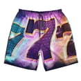 thumbnail image 4 of Bixox Men's 777 printing Casual Classic Fit Short Summer Beach Shorts, 4 of 6