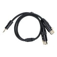 thumbnail image 2 of Cable EstéRo XLR de 3.5 mm Un cable EstéRo Xlr, Aux A XLR Cable de Sonido de 20 AWG 4N Anti interferencia para el Estudio Domísico, 2 of 7