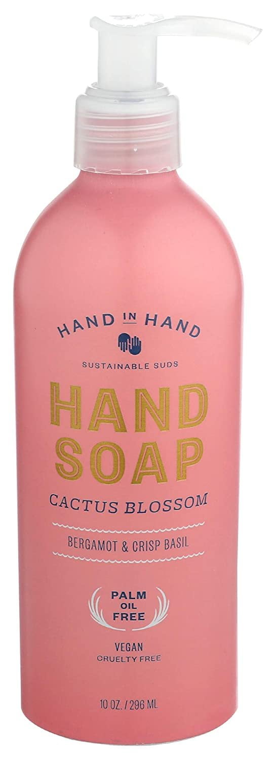 Bergamot & Crisp Basil Cactus Blossom Hand Soap, 10 OZ Pack of 4