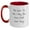 White/Red, variant on Chef Gifts: Be Nice To Me. I May Be Your Chef One Day. - Funny Two Tone Coffee Mug for Birthday