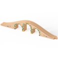 thumbnail image 3 of Puente viaducto Orbrium de madera maciza de 6 arcos para ferrocarril de madera, 3 of 3