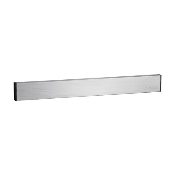 304 Stainless Steel Magnetic Knife Strip,Perforation-Free Wall Shelf,Strong Magnet Utensil Holder,Kitchen Organizer,Aluminum Alloy Base,Anti-Rust Durable Tool Rack,Easy Install Magnetic Bar