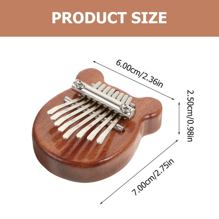 Piano Kalimba Finger Hand Piano Instrument Thumb Mbira Portable Mini Harp  African Rainbow Instruments Wooden 