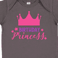 thumbnail image 4 of Inktastic Birthday Princess, Crown, Stars - Pink Purple Girls Baby Bodysuit, 4 of 5
