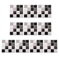 thumbnail image 4 of 10Pcs/Set Flat Mosaic Tiles Sticker Transfers Covers For Kitchen Bathroom Wall Strickers Gloss Waterproof Film 3D Wall Decals, 4 of 9