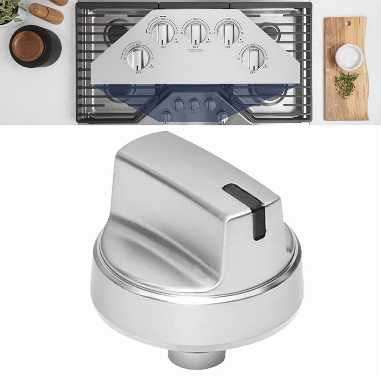 Osfvolr 5pcs WB03X29354 for Gas Stove Knobs,Stove Top Knob Replace for WB03X29354 AP6327766 4585908,Profile Stove Knobs
